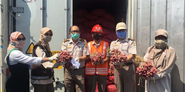 52,4 Ton Bawang Merah Asal Probolinggo Diekspor Ke Thailand